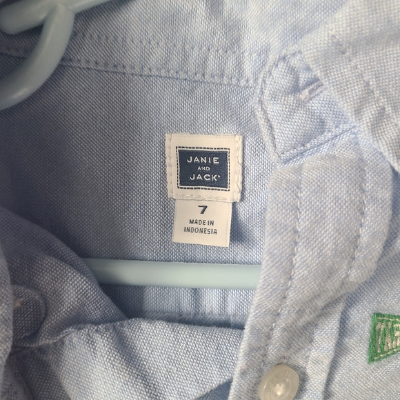 Boys Button Down Janie & Jack 7 - Picture 4 of 4